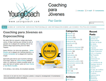 Tablet Screenshot of coachingparajovenes.com